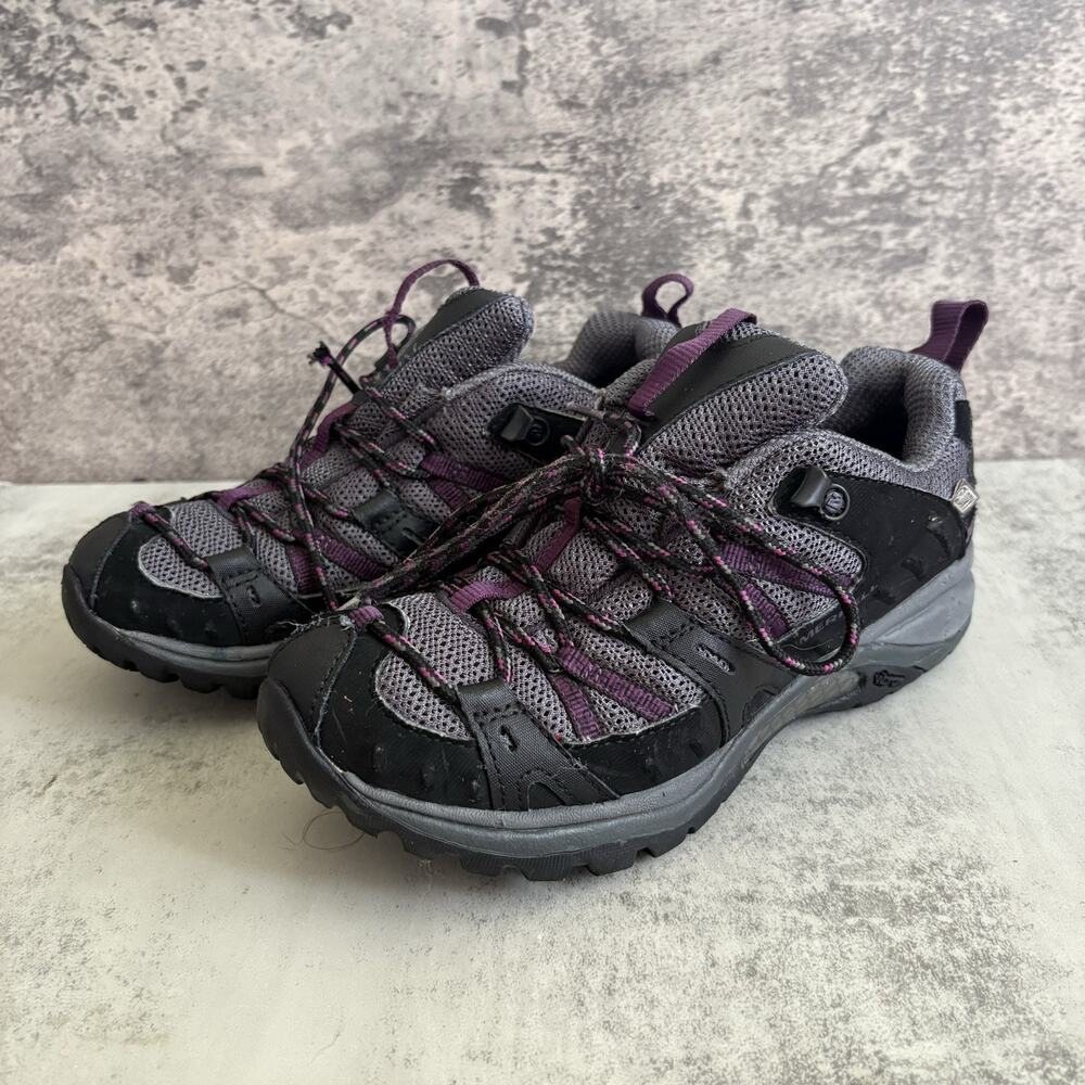 Merrell Siren Sport 2 Womens 7 Black Damson Purple Shoes J48872 NEEDS LACES